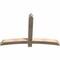 Ekena Millwork Bellingham Rough Sawn Timber Gable Bracket, Douglas Fir, 60"W x 40"H x 4"D x 4"F, 16/12 Pitch GBW060X40X0404BEL00RDF - alternate 4